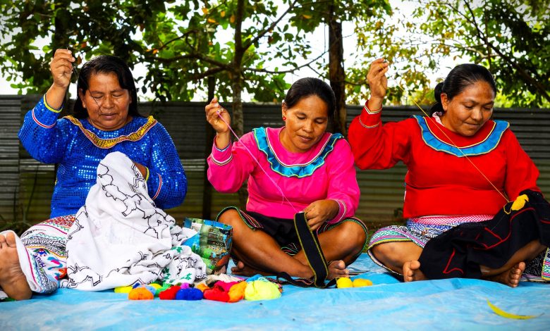 Shipibo-Konibo indigenous women are sustaining livelihood and cultural heritage through traditional handicrafts.