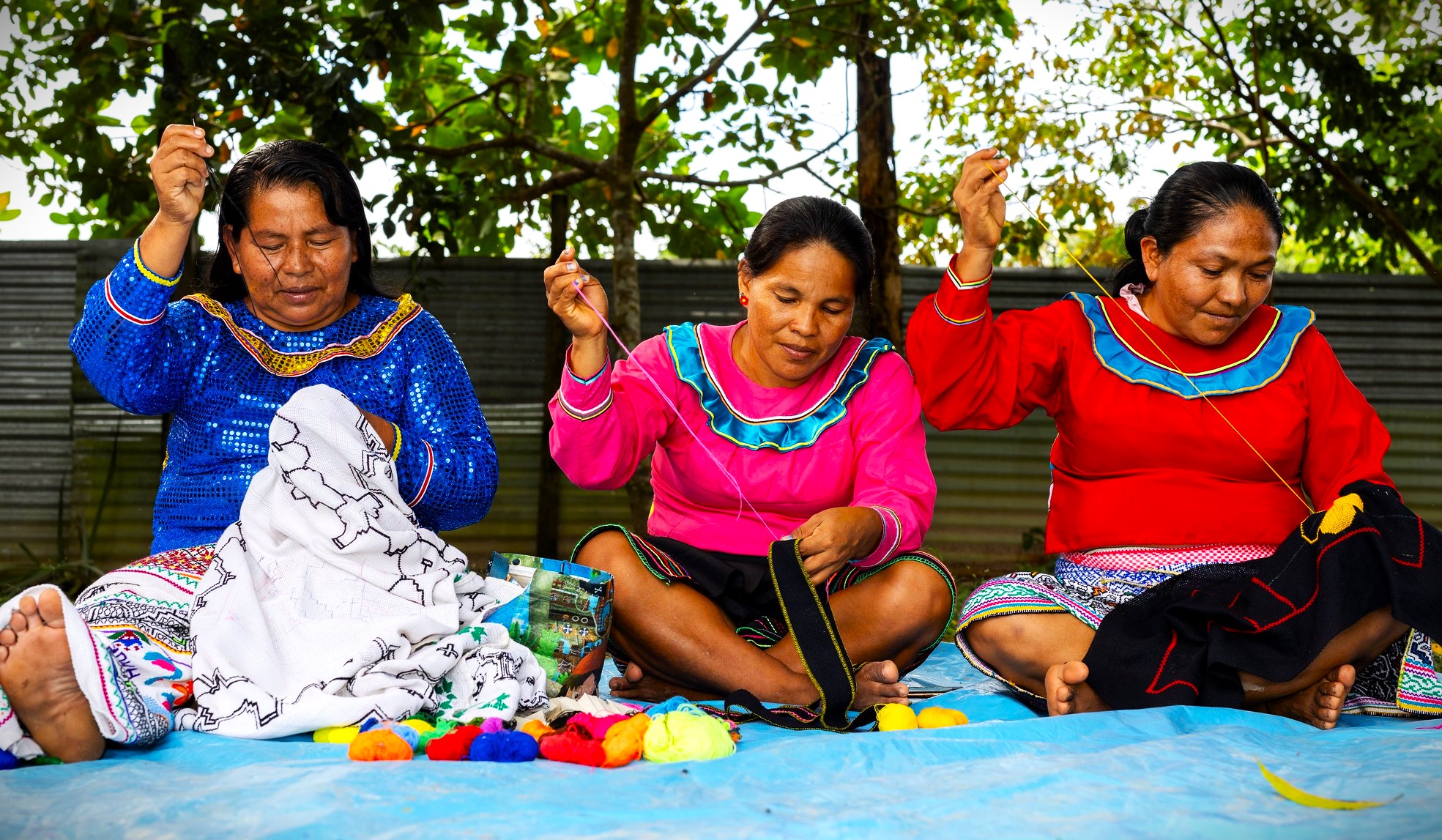 Shipibo-Konibo indigenous women are sustaining livelihood and cultural heritage through traditional handicrafts.