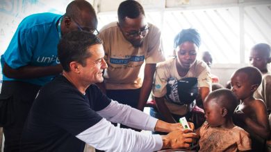 The Hollywood actor drew international attention to the dire crisis of child malnutrition by traveling to DR Congo.