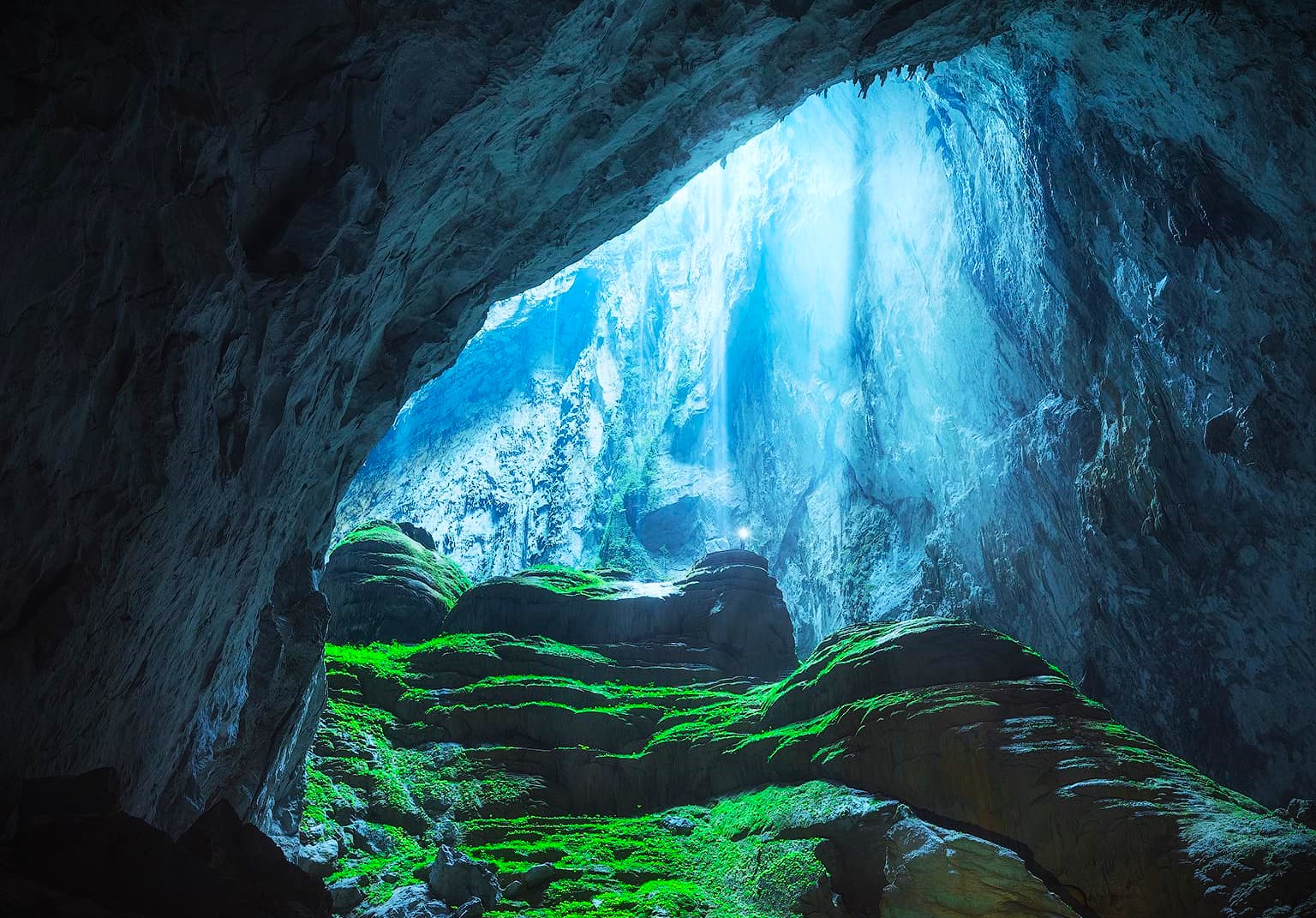 Hang Son Duong Cave in Vietnam is the largest natural cave in the world..