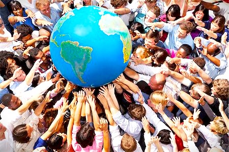 The world community refers to a global community consisting of all the states of the world and their peoples.