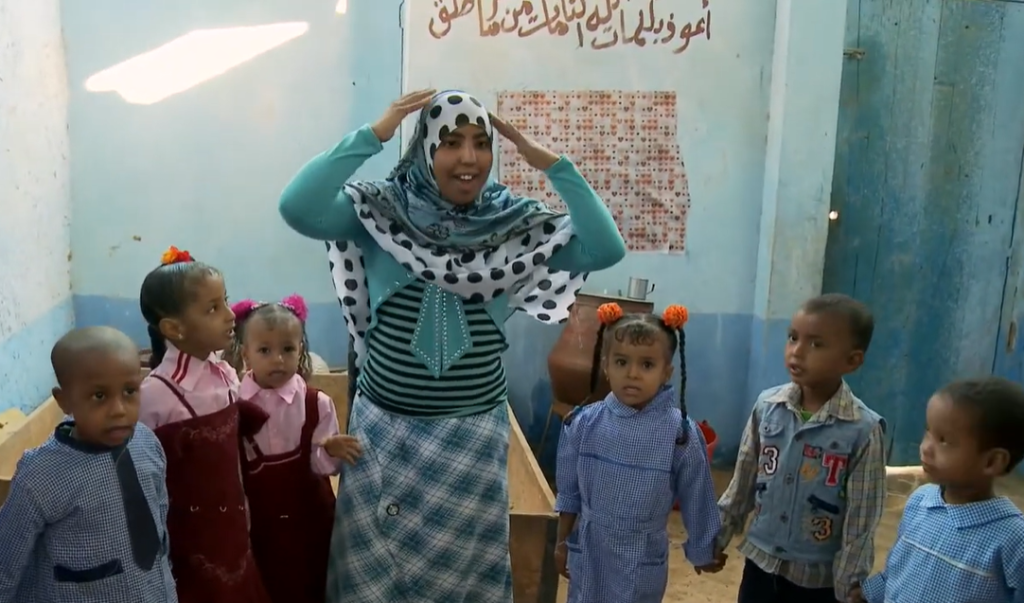 Egypt Children's training to treat acute malnutrition.