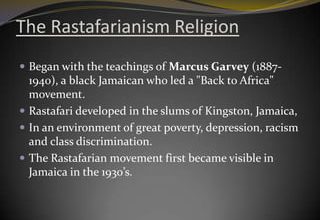 Brief Introduction And History of Rastafari Religion.