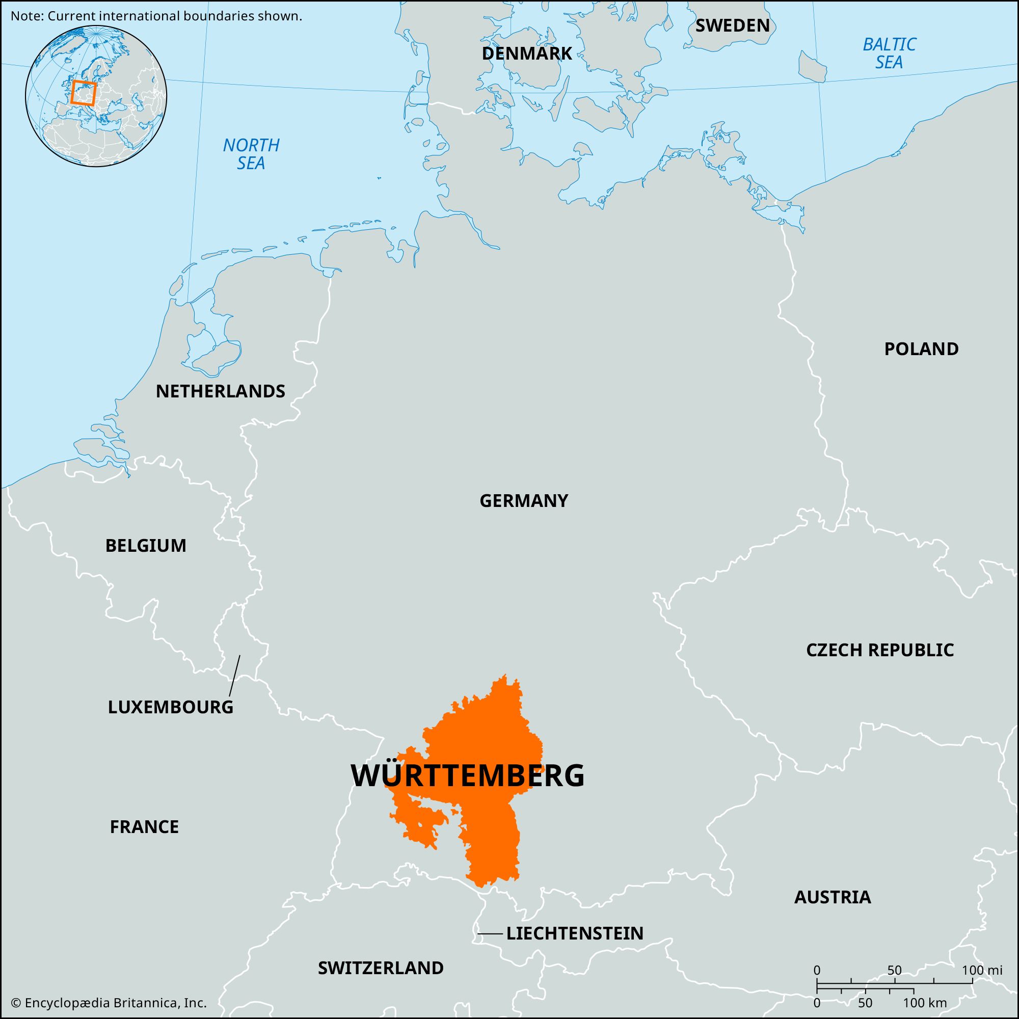 Detailed Introduction to the Country of Württemberg