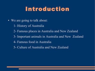 Introduction And History of Australia