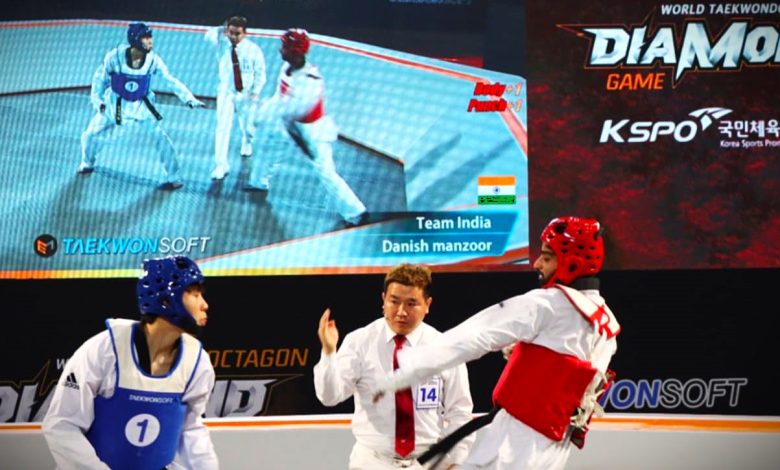 world Taekwondo diamond game in India is a Danish Manzoor success-