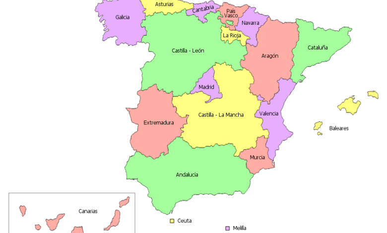 Communities of Spain